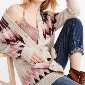 NWT Abercrombie & Fitch Cream Button Up Cardigan Sweater XS